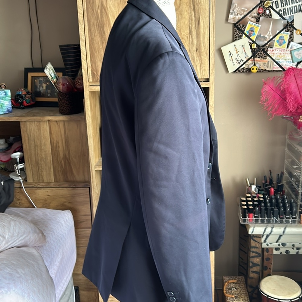 Navy R R Orsini Blazer - 40R - Picture 3 of 8